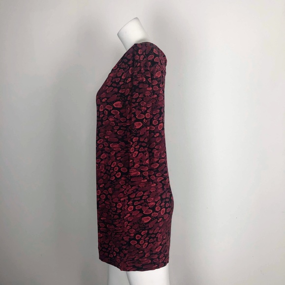 Diane Von Furstenberg Ruri Silk Shift Dress Red - Picture 4 of 7
